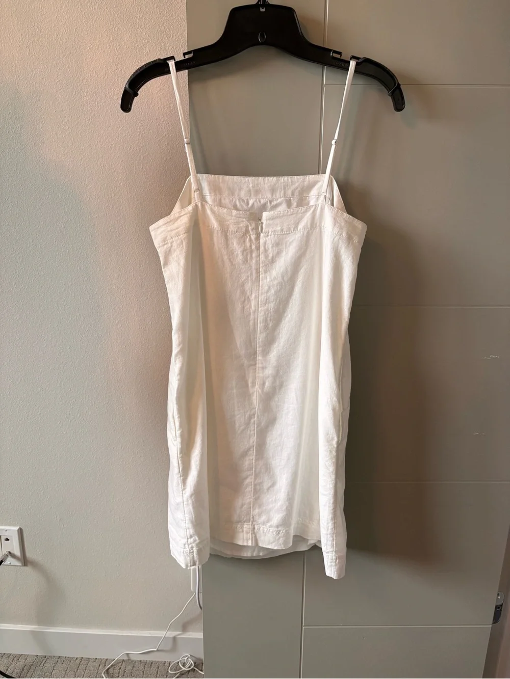 Madewell White Linen Slip Dress - Picture 9 of 10
